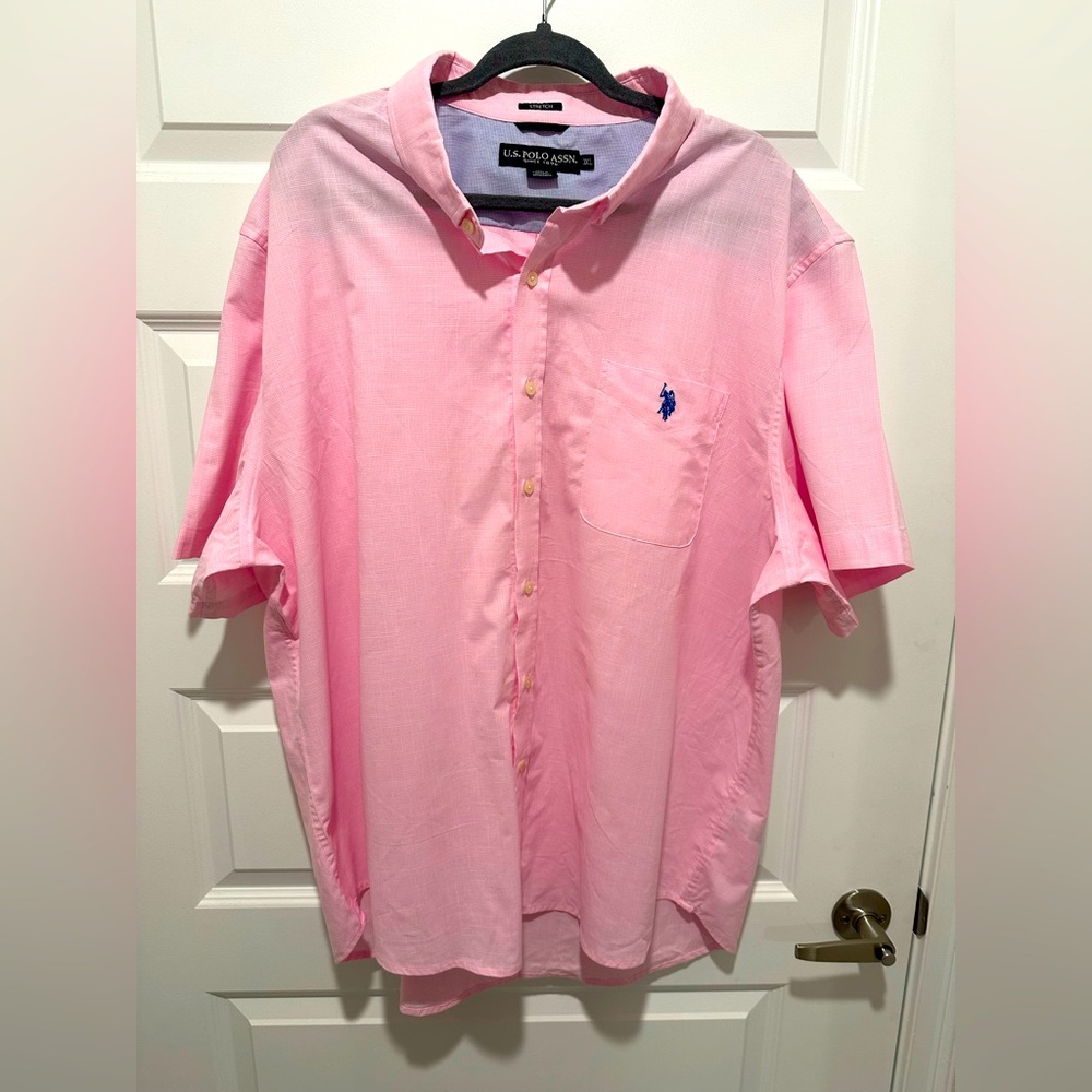 US Polo Association Pink Men's Shirt
